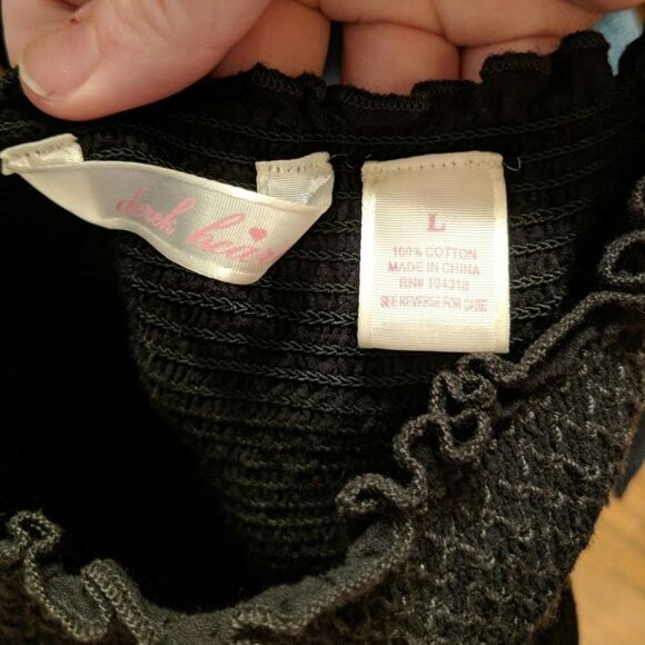 Black dress with small pockets - Picture 4 of 4